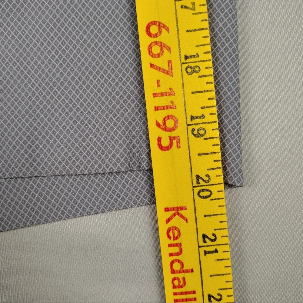 Callaway Golf Shorts Mens 36 Gray Micro Check Stretch Performance Flat Front